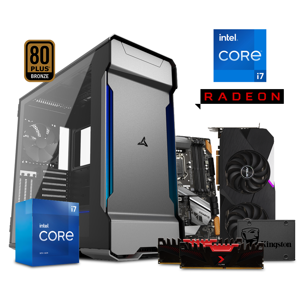 HAWK Intel i7 11700 PC Gaming | 32GB | SSD 480GB | RX 6700XT 12GB | 750W 80+