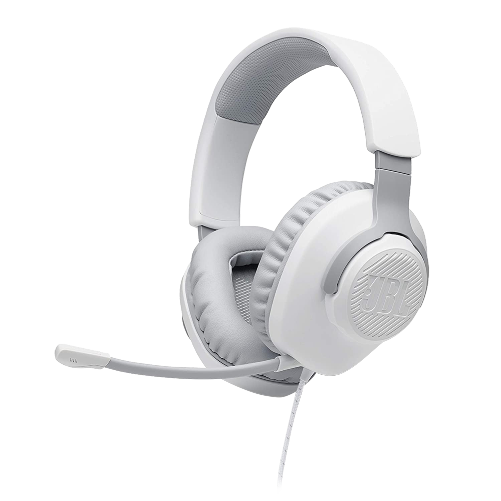 Headset Gaming JBL Quantum 100 -  3.5mm Blanco