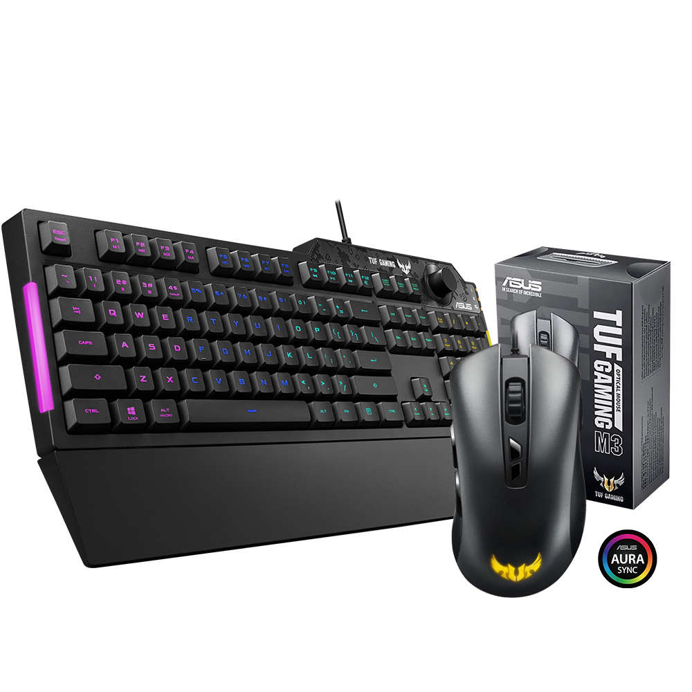 KIT TUF Gaming Teclado K1 + Mouse M3