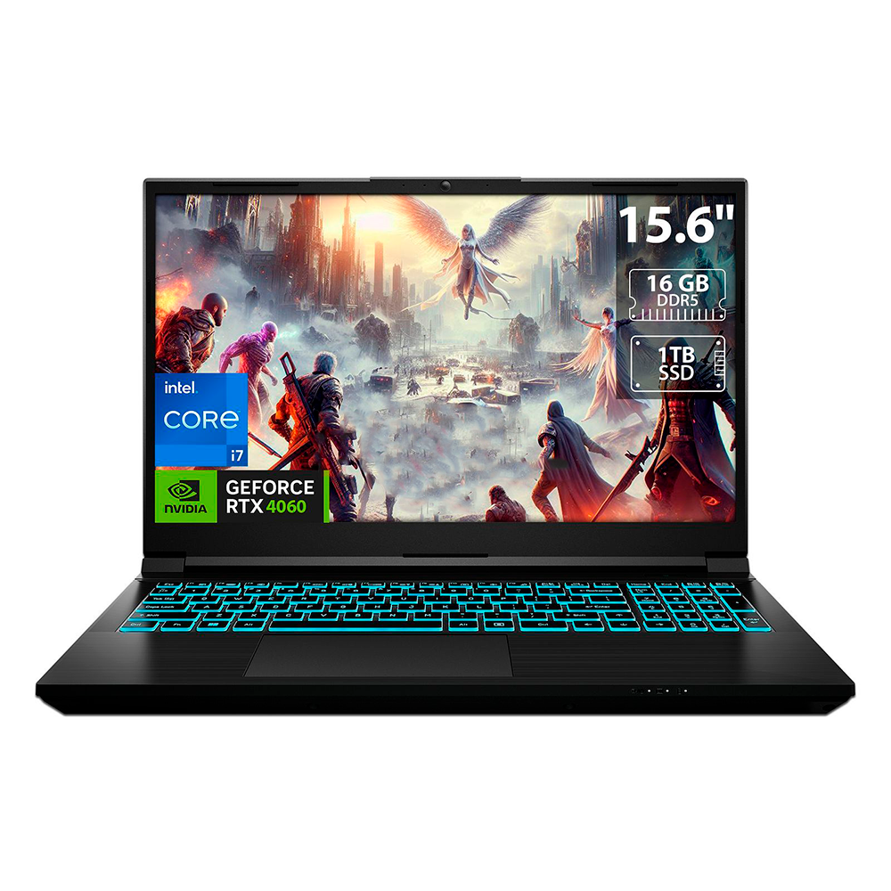 Laptop Xenia XPG 15G Intel Core i7-14700HX, 15.6" FHD 1080P 144Hz IPS, RTX 4060 8GB, 16GB DDR5, SSD 1TB, USB 3.2,  Camara FHD, Teclado RGB / WIFI 6E