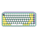 Logitech Teclado Mecánico POP Emoji Keys Inalámbrico ESP Mint - 920-010714