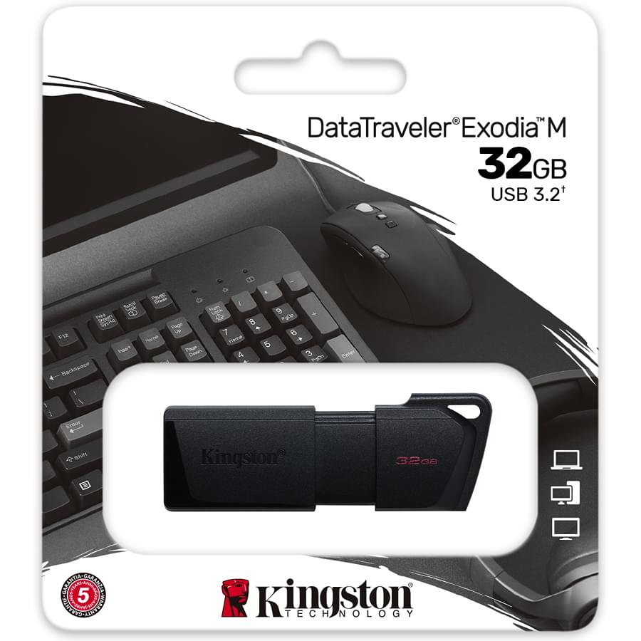 Memoria Kingston, Exodia M, 32GB USB 3.2 Gen 1, DTXM/32GB