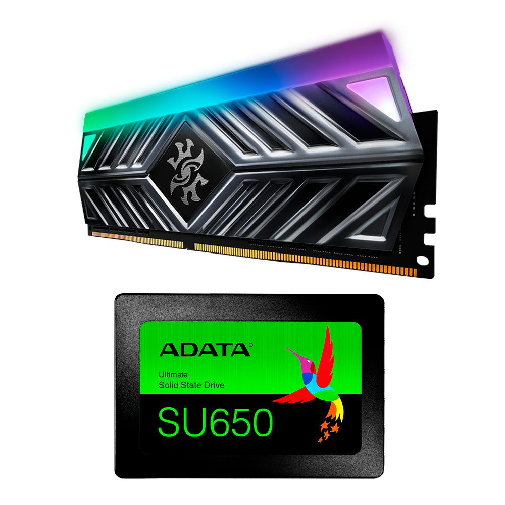 Memoria Ram ADATA ADATA 8GB DDR4 3200Mhz SPECTRIX D41 + SSD 120GB GRATIS