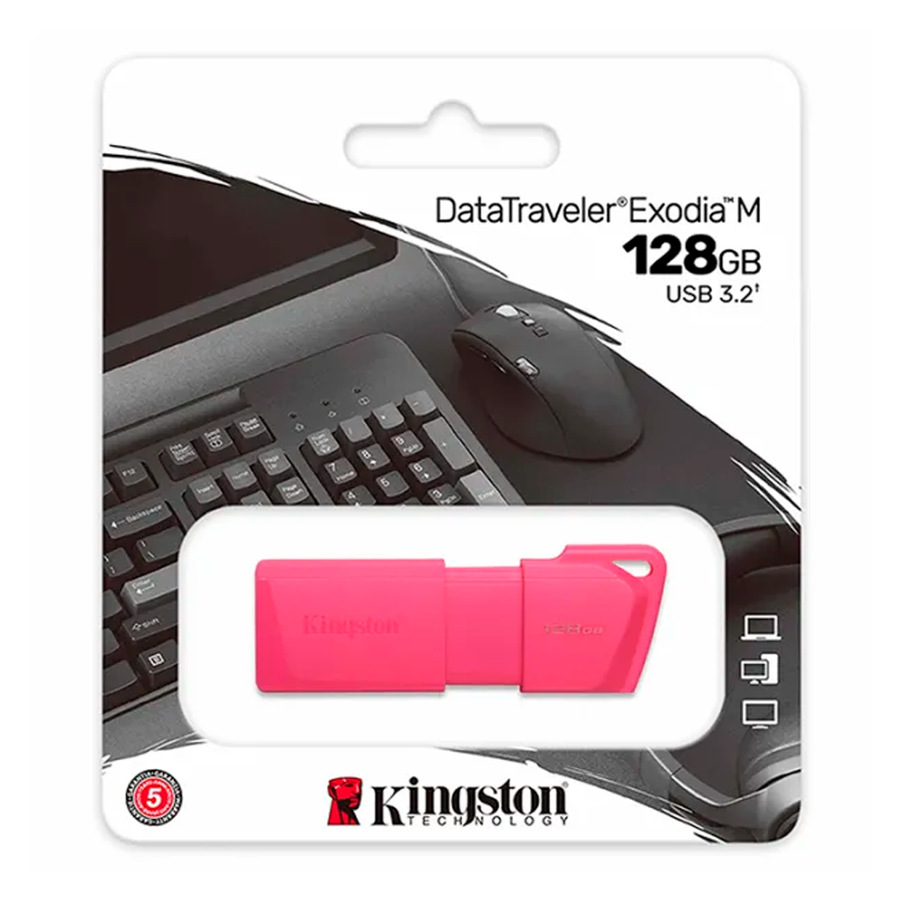 Memoria USB Kingston Exodia M - 128GB, KC-U2L128-7LN
