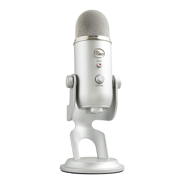 Micrófono Logitech Profesional Blue Yeti, Silver 988-000103