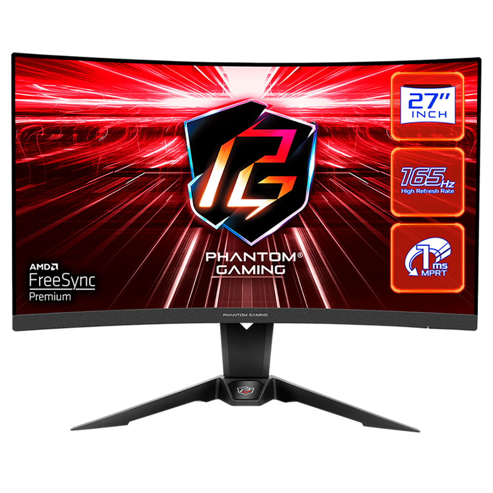MONITOR GAMING ASROCK QHD 27" 1ms 165Hz 2560x1440 2K PG27Q15R2A