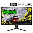 Monitor Gaming CheckPoint Curvo 27" 1080p,165Hz, G-Sync MOX-250