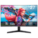 Monitor KOORUI 27", QHD 1440P, 144 Hz (1 ms, panel VA curvo 1800R, DP, HDMI) 27E6QC