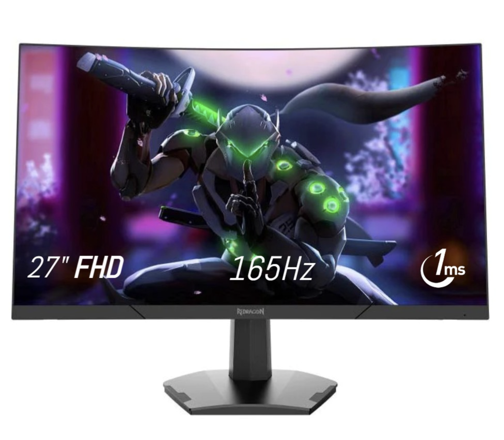 Monitor Redragon Amber GM27H1OC -Curvo – 165Hz – 27” – FHD