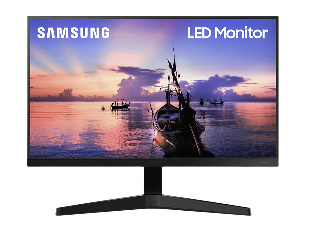 Monitor Samsung F24T350FHN - T35F Series - monitor LED - 24" - 1920 x 1080 Full HD (1080p) @ 75 Hz - IPS - 250 cd/m² - 1000:1 - 5 ms - HDMI, VGA - gris oscuro/azul
