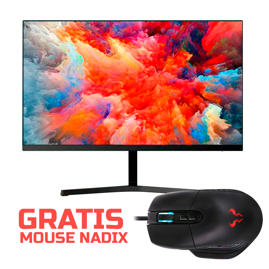 Monitor Xiaomi MI 1C 23.8" IPS,1920x1080 Full HD, 6ms + GRATIS Mouse Riotoro NADIX 10,000DPI RGB - KT