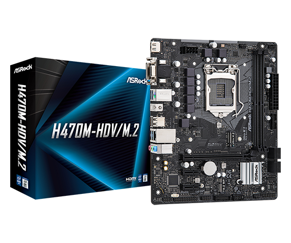 Motherbaord Asrock H470M-HDV S1151 10th Gen