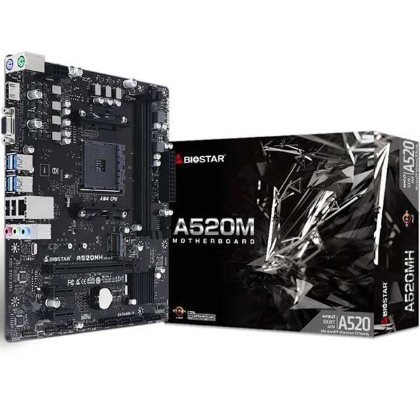 Motherboard A520M H Biostar AM4
