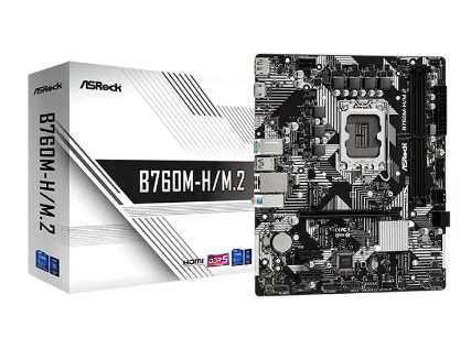 MOTHERBOARD ASROCK B760M-HDV /M.2, LGA1700, DDR5, 90-MXBMJ0-A0UAYZ