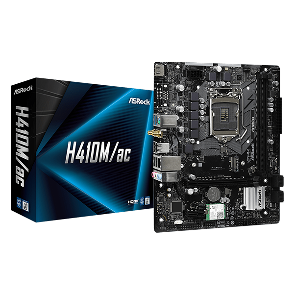Motherboard Asrock H410M/ac DDR4, Micro ATX WiFi