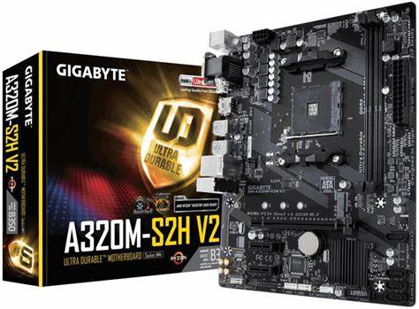 Motherboard Gigabyte A320M-S2H AMD DDR4 X2 M.2 AM4