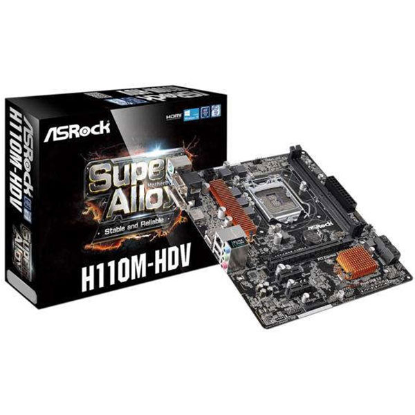 Motherboard H110M-HDV LGA 1151 DDR4 Micro ATX AsRock