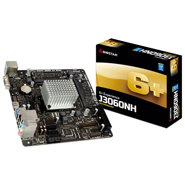 Motherboard J3060NH 6+ Experience Mini ITX Biostar
