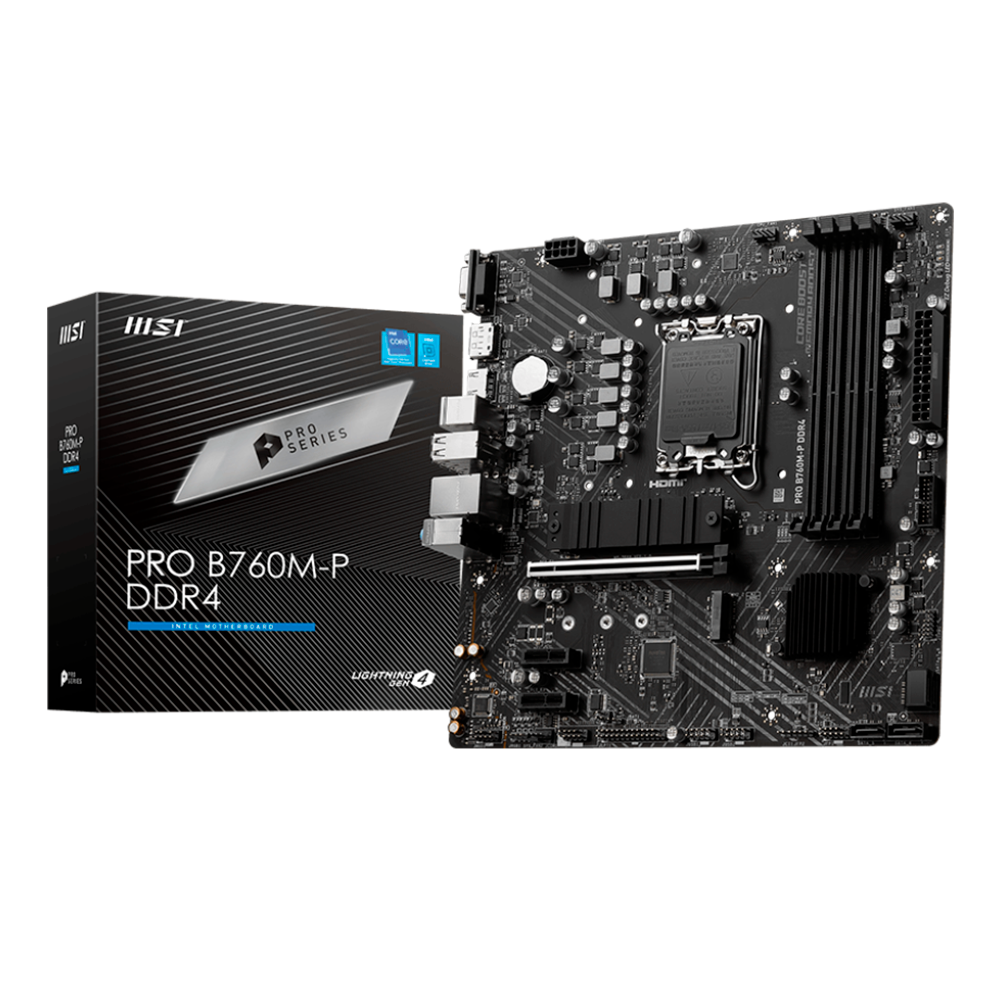 Motherboard MSI B760M-P Pro series DDR4 X4, LGA 1700