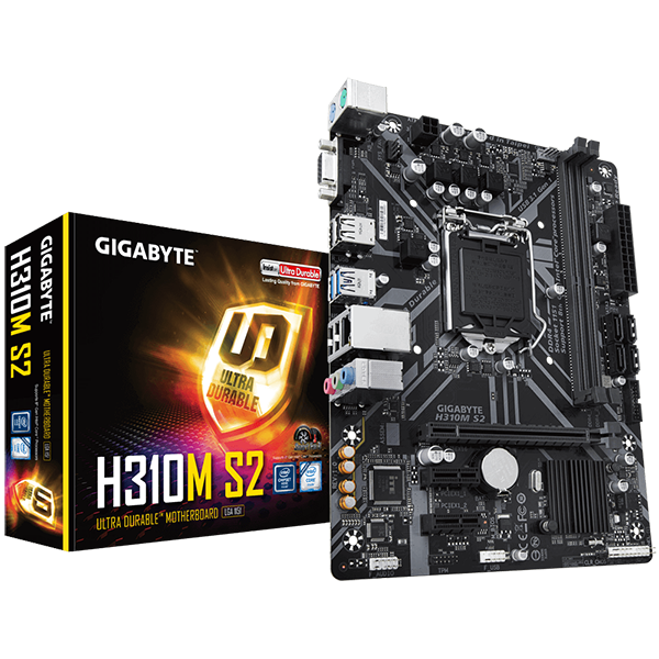 Motherboar Gigabyte H310M S2 LGA 1151 VGA DDR4