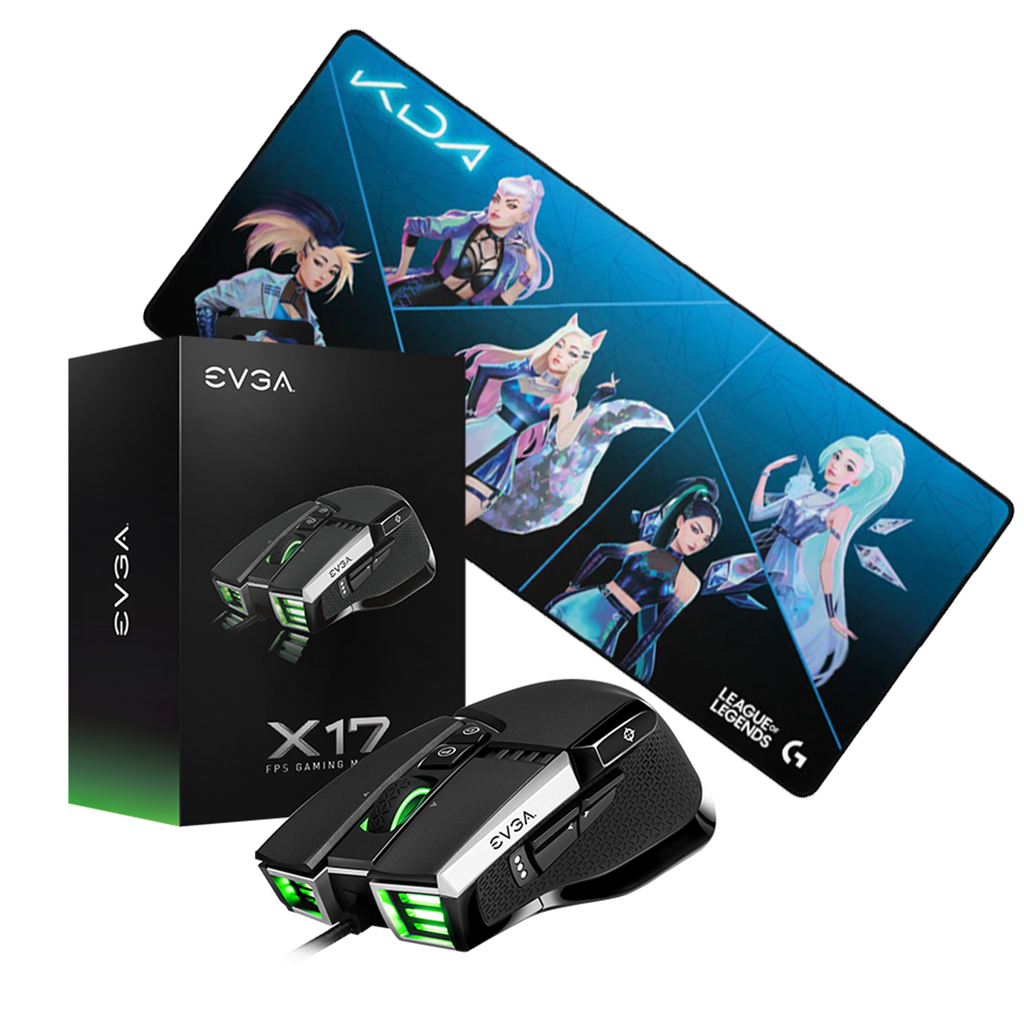 Mouse EVGA x17 + KDA G840