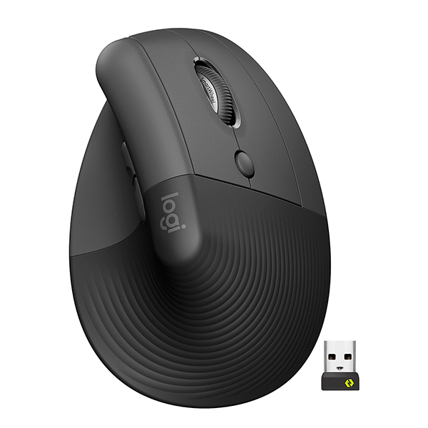 Mouse Logitech Lift Vertical Ergonomic Graphite-910-006467