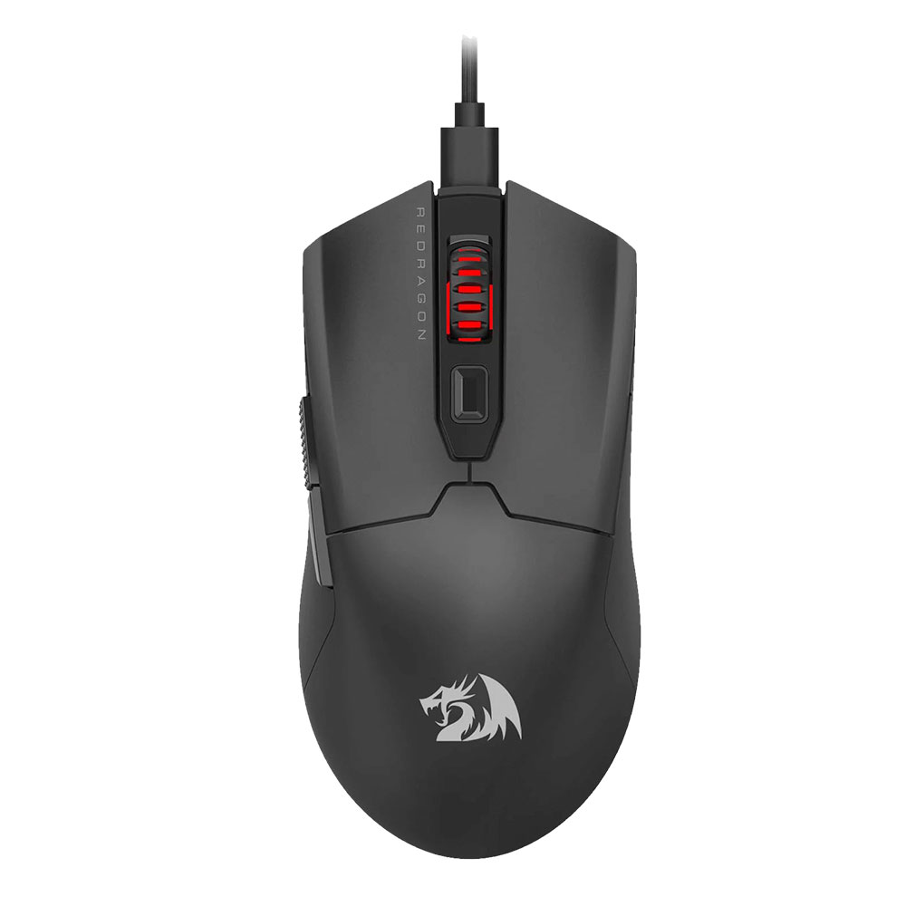 Mouse Redragon FYZU NEGRO,  M995, 50-26000 Dpi, 6 botones, 51grms, SENSOR PAW2395, USB