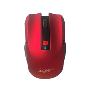 Mouse USB Agiler AGI-2095RD Wireless Rojo