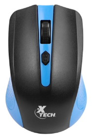 Mouse Xtech 2.4 GHz 4-button 1600dpi Black,BLUE XTM-310BL  GALOS