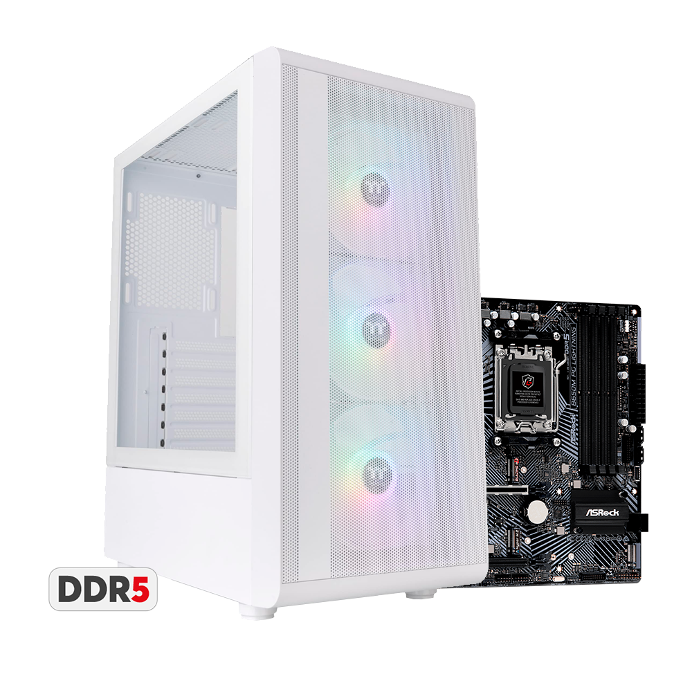 PC 8000 ZEN, Ryzen 5 8500G, 16GB DDR5, 512GB M.2, 600W 80 PLUS
