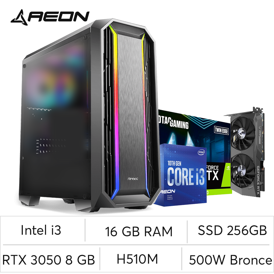 Pc Aeon i3 th10 RTX 3050