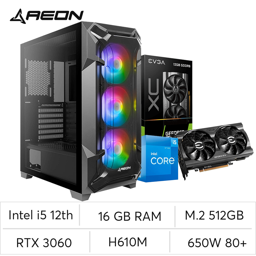 Pc aeon i5 12400 RTX 3060