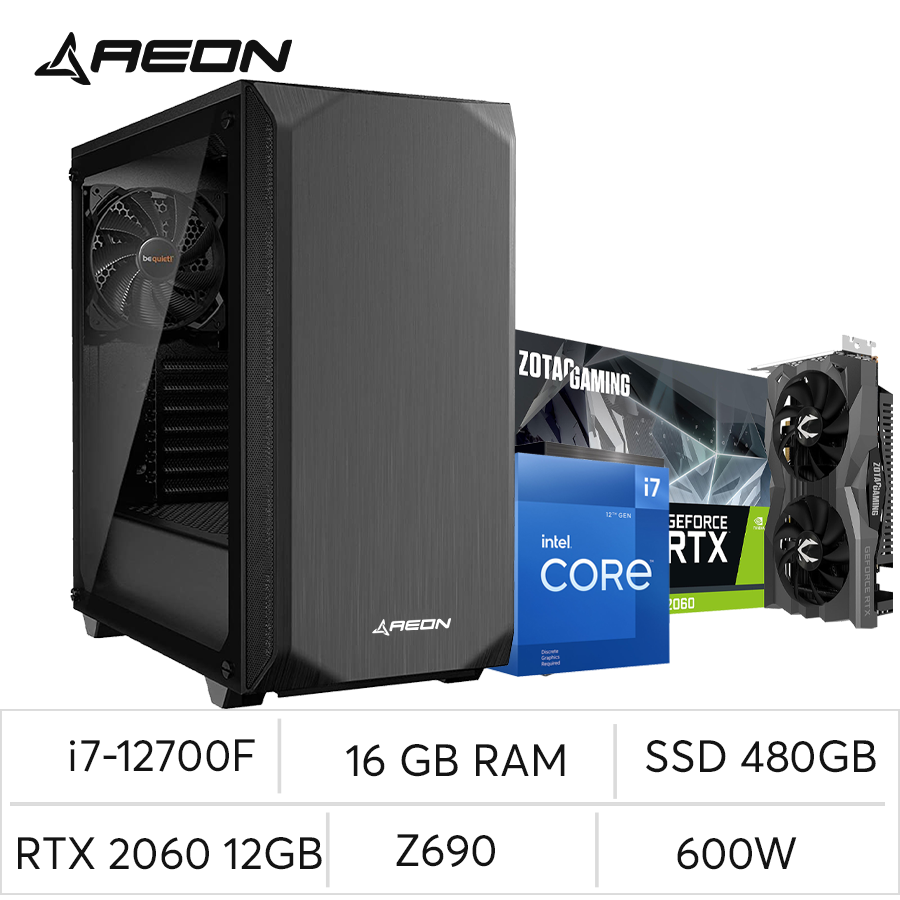 Pc Aeon Stream Pro i7 12th RTX 2060 12GB
