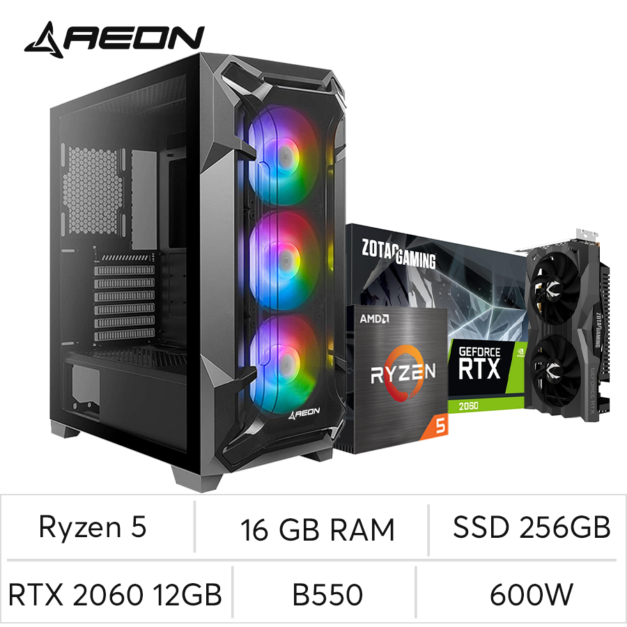 Pc Aeon Ultra Gaming Ryzen 5 RTX 2060