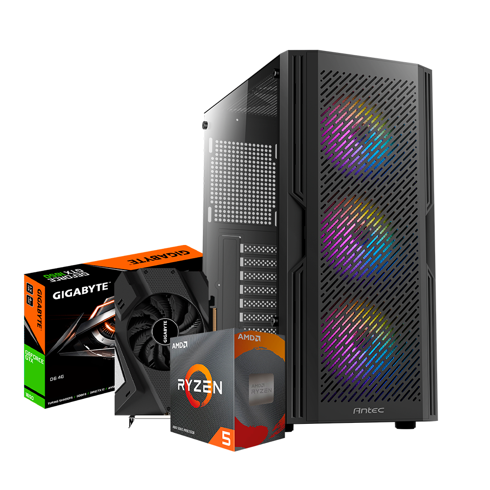 PC AX20 ZEN RYZEN 5 4500, GTX 1650 4GB, 16GB DDR4, 480GB SSD.