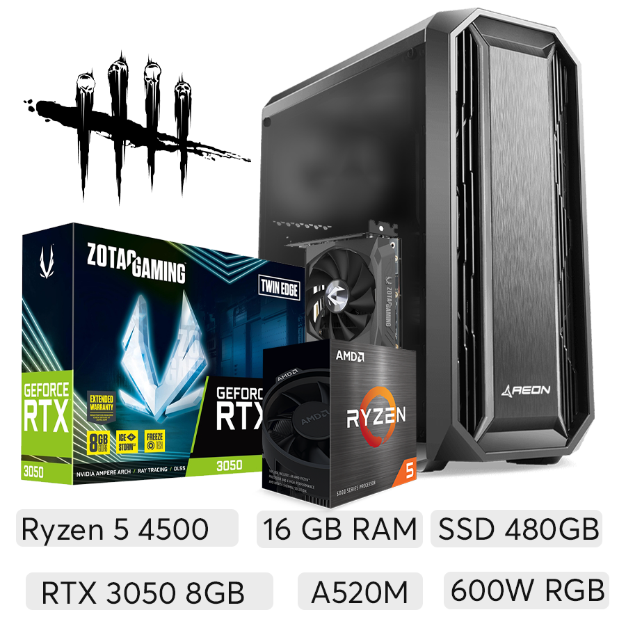 Pc Dead Ryzen 5 4500 RTX 3050