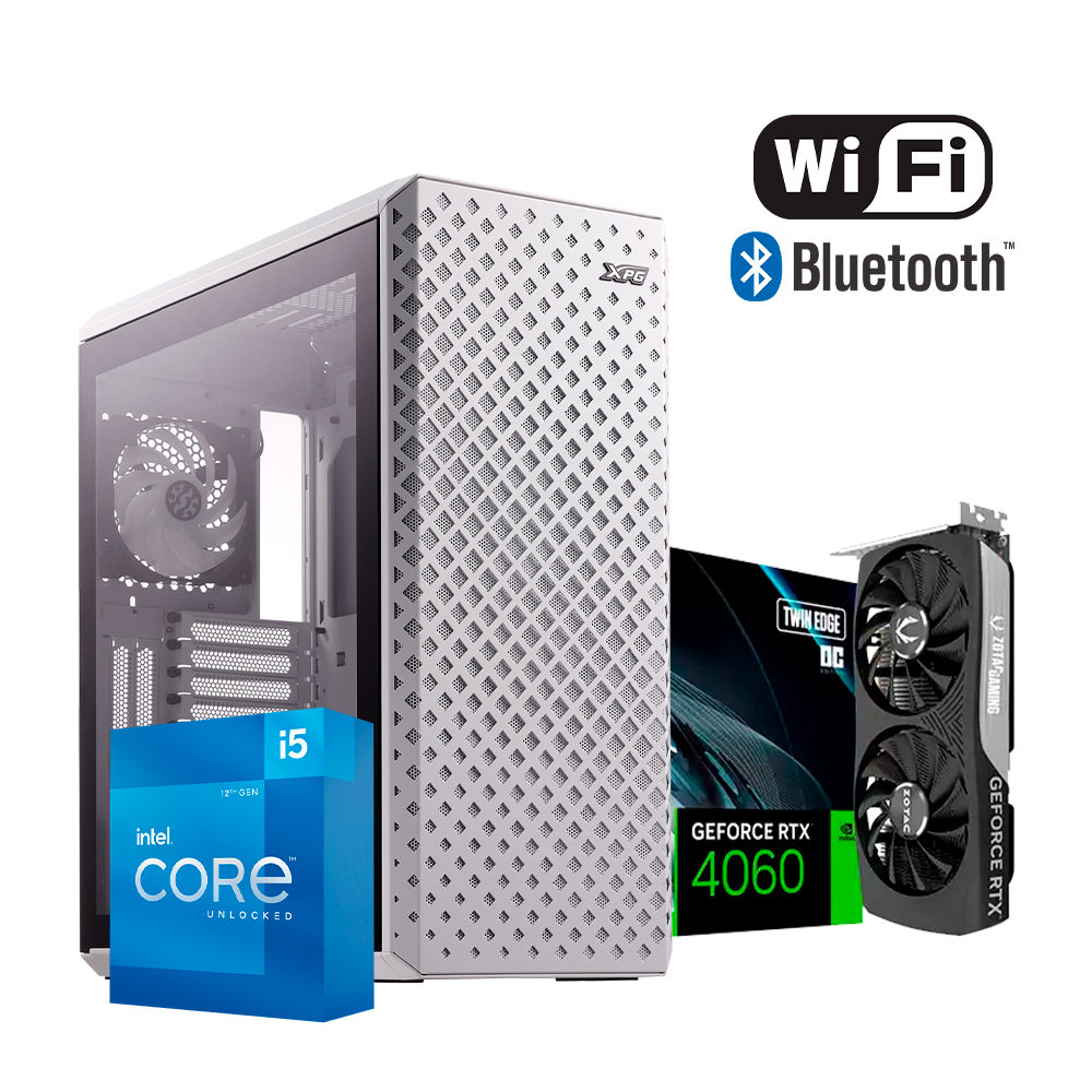 PC DEFENDER PRO i - Intel i5 12600K, RTX 4060 8GB OC, 32GB DDR5, M.2 2TB, 650W 80+ BRONCE