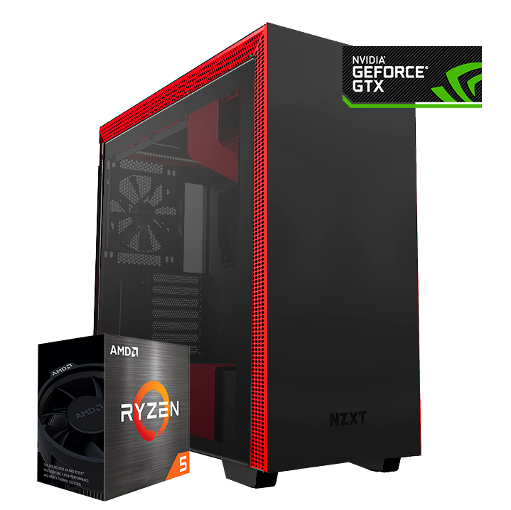 PC H710 ZEN 5 4500, GTX 1660 SUPER 6GB, DDR4 16GB, M.2 256GB.