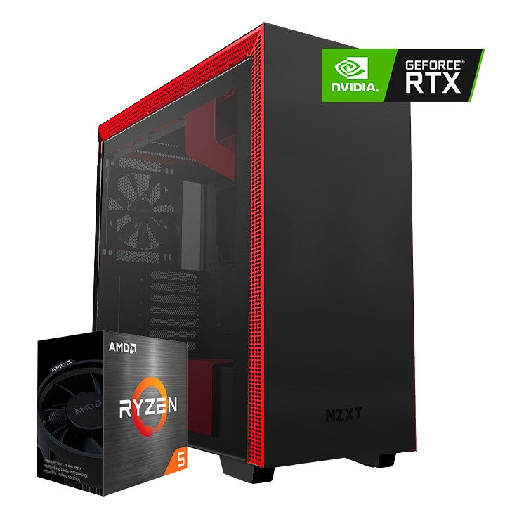 PC H710 ZEN 5 4500, RTX 3060 12GB, DDR4 16GB, M.2 256GB.