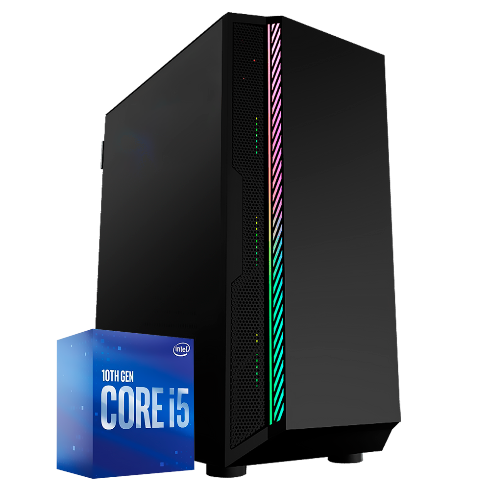 PC Intel Now Plus i5-10400, GTX 1650 4GB, DDR4 1GB, SSD 250GB, 550W