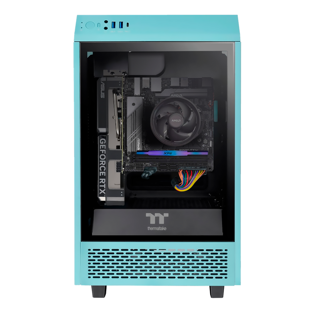 PC Poke Pal Blue - Ryzen 5 5600, RTX 4060 8GB OC, 16GB DDR4 RGB, M.2 500GB, 650W 80+ Bronce B550M