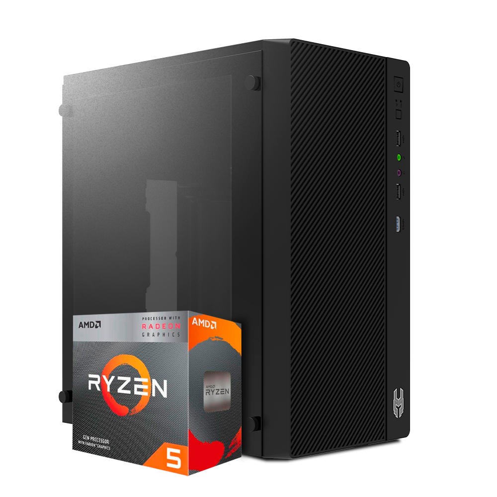 PC POTATO LOW RYZEN 5 4600G, 16GB DDR4, M.2 256GB, 500W