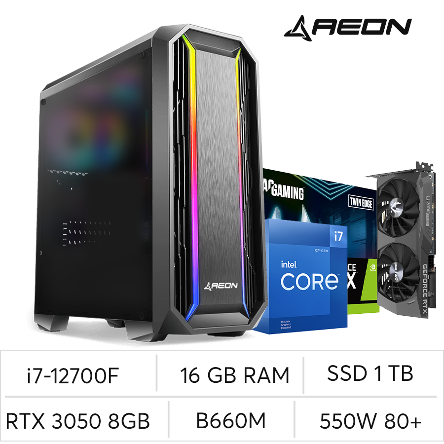 PC Pro i7 12th RTX 3050