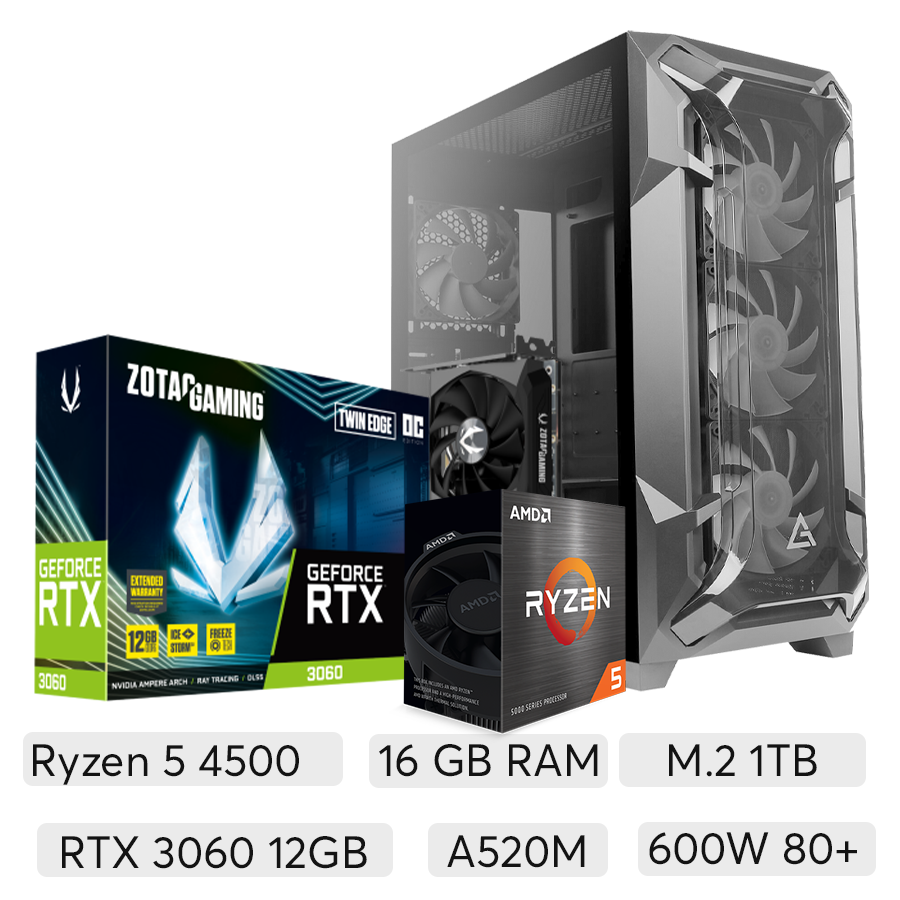 Pc Ryzen 5 RTX 3060