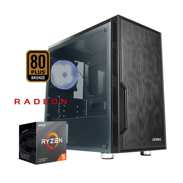 PC SK 3500x, 8GB DDR4, 500 GB M.2, RX 550 4GB, 550 W