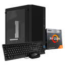 PC Standard Mini AMD Ryzen 5 4600G, 240GB SSD, 8GB DDR4, 500W, B550M Teclado y mouse