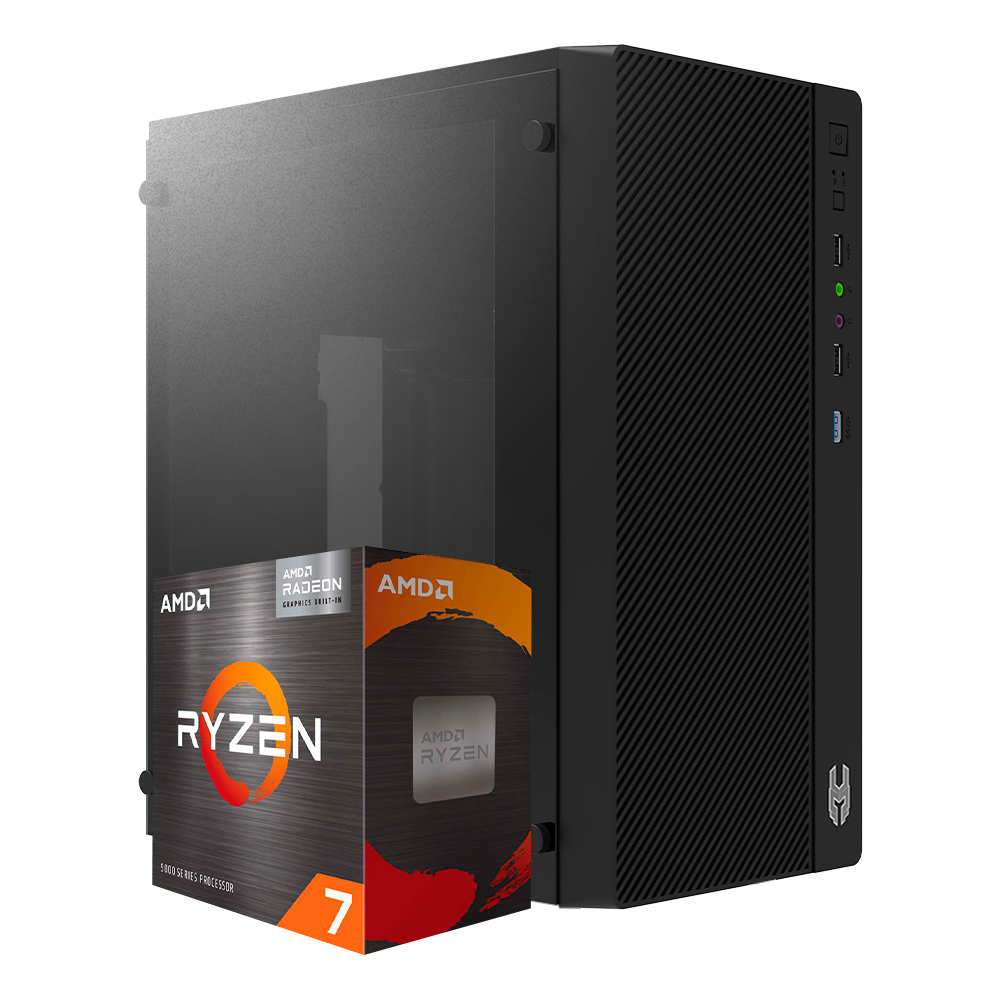 Pc Standard Ryzen 7 5700G, RAM 16 DDR4, SSD 240GB, 500W