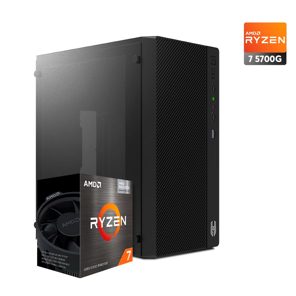 Pc Standard Ryzen 7 5700G, Ram 16GB, SSD 240GB, 500W