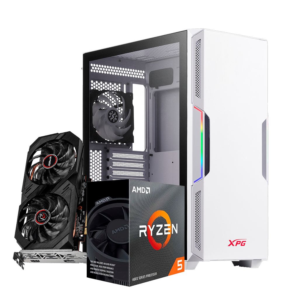 Pc Starker RX Ryzen 5 4500, RX 6500 XT 4GB, 16GB DDR4, M.2 512GB, 700W 80+