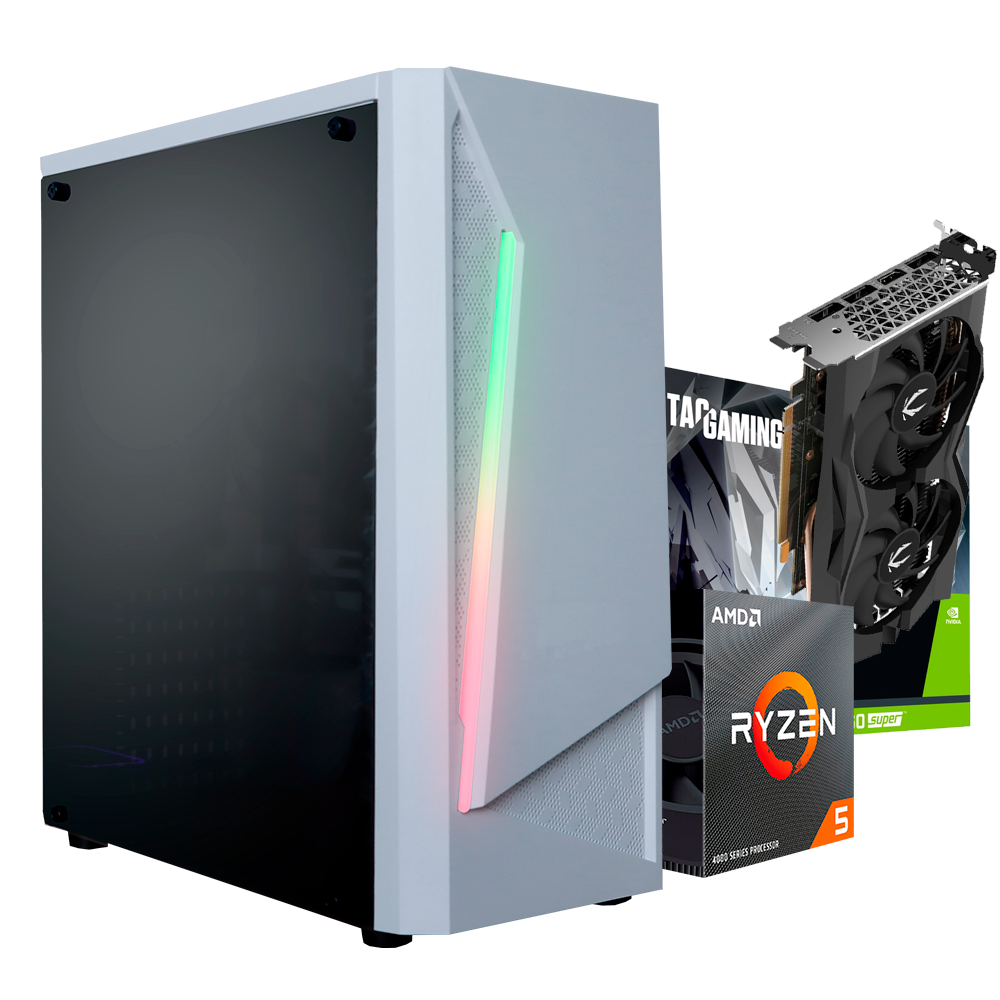 PC ZEN NOW, Ryzen 5 4500, 16GB DDR4 3600Mhz, 256GB M.2, GTX 1660 S 6GB, B450M, 450W 80+
